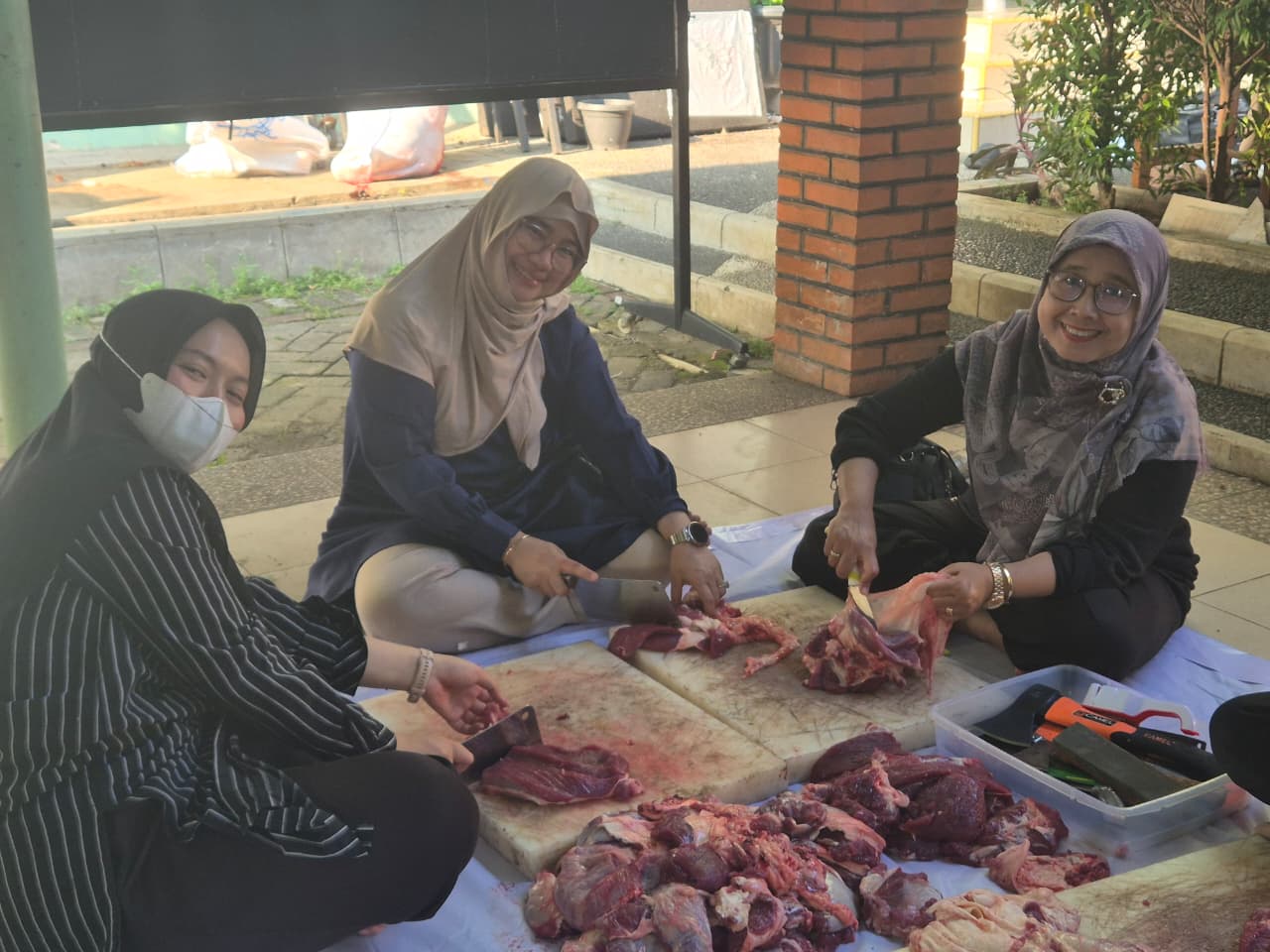 Pemotongan Hewan Qurban TKIA 6 Sentra Primer