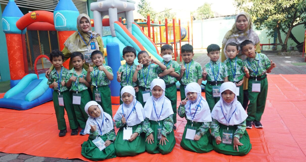 Semangat Murid Kelompok B TKIA 6 Sentra Primer Kembali Masuk Sekolah