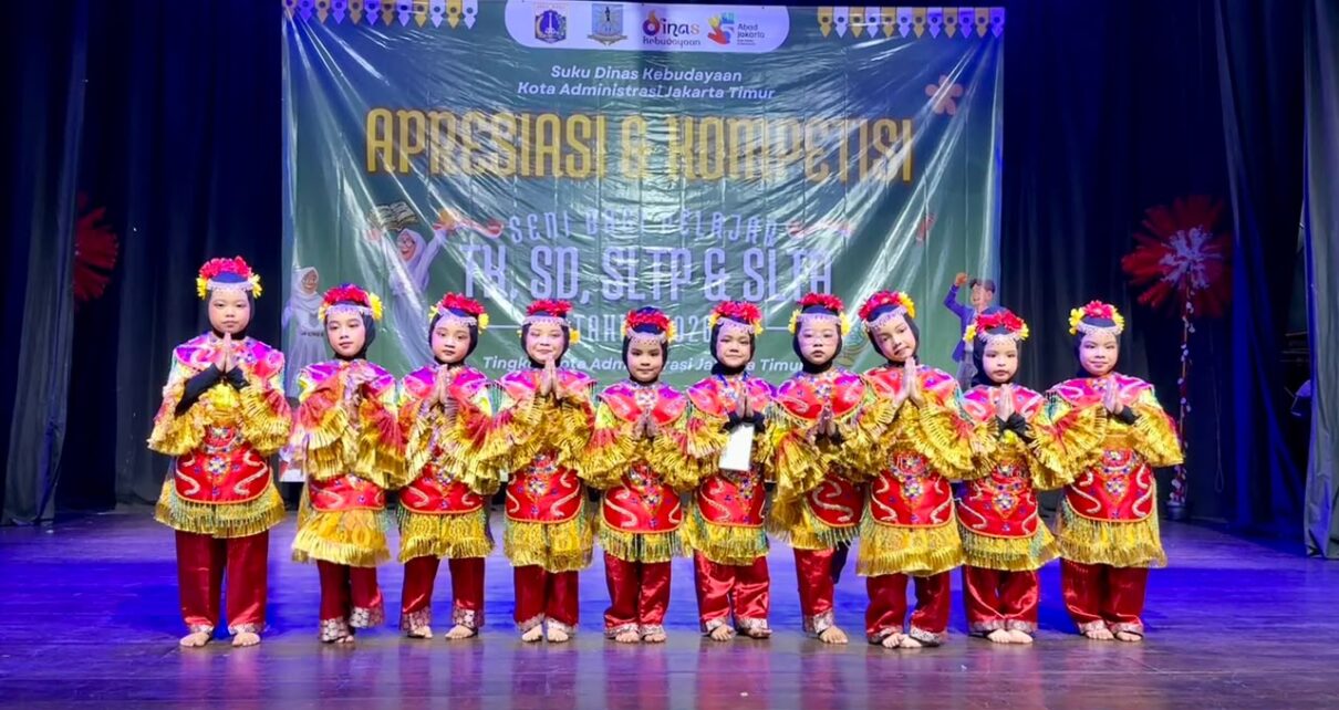 Selamat! TKIA 6 Sentra Primer Juara 3 Lomba Menari di Suku Dinas Kebudayaan Jaktim