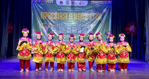 Selamat! TKIA 6 Sentra Primer Juara 3 Lomba Menari di Suku Dinas Kebudayaan Jaktim