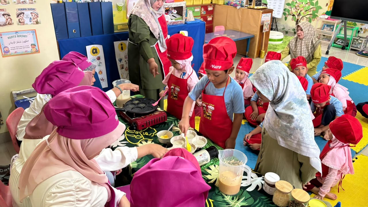 Beragam Menu, Serunya Cooking Class TKIA 6 Sentra Primer! 